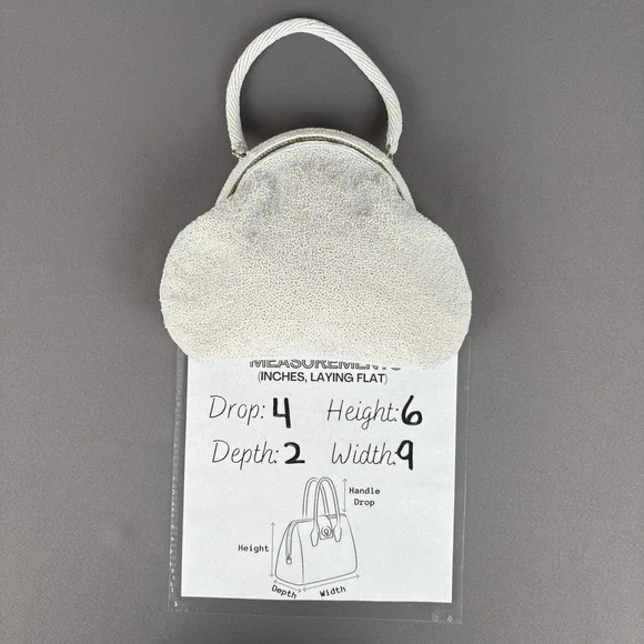 👜 Vintage Hand Made Pearl Handbag Hong Kong – Old Money Unique One Of A Kind - Picture 11 of 11